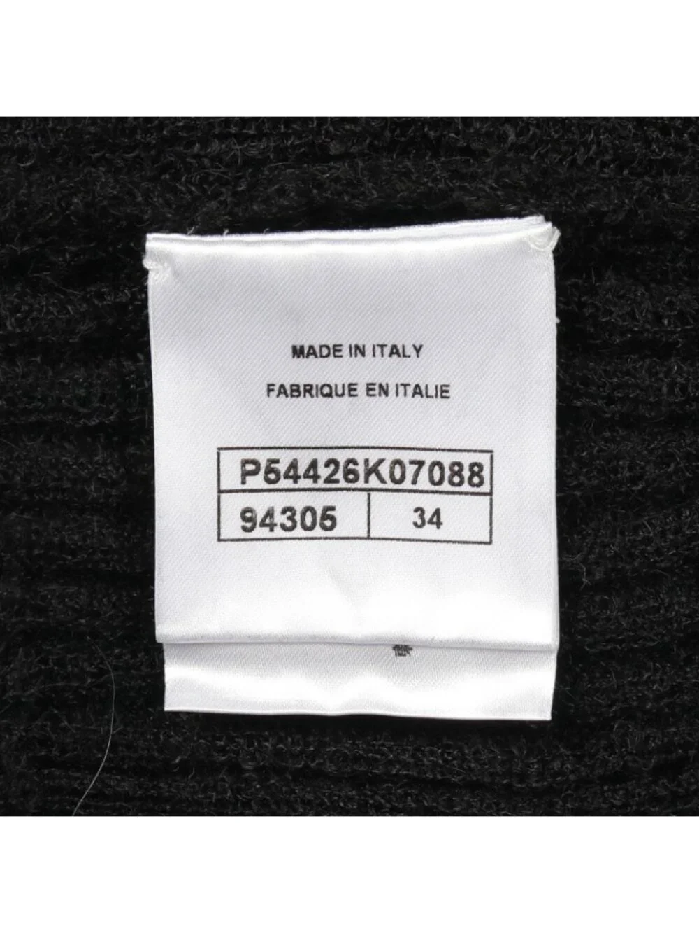 Chanel Dress Short Sleeve Rib Nylon Fabric